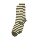 Gestreepte groen beige Harbour sokken van Alfredo Gonzales.