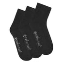 Bamboo Basics - Sport / Outdoor Quartersokken 3-pack Sacha - Zwart