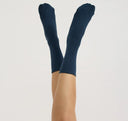 Organic Basics - Core Crew Socks 3-pack - Blauw