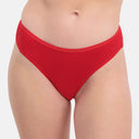 Bamboo Basics - Naadloze slip Briefs dames 3-pack Julia - Rood