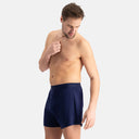 Bamboo Basics - Losse Boxershorts Heren 2-pack Kay - Blauw