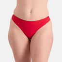 Bamboo Basics - Naadloze strings Thongs dames 3-pack Lola - Rood