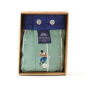 Verpakking van McAlson boxershort met American Football print, luxe katoenen ondergoed, leuk als cadeau.