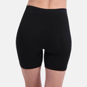 Bamboo Basics - Naadloze stretch biker short dames Suze - Zwart