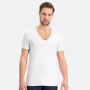 Bamboe slim fit T-shirts Vigo diepe V - hals 2 - pack | Bamboo Basics - T-shirts - Bamboo Basics - underly