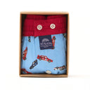 McAlson Boxershorts Heren – Raceauto Lichtblauw – 100% Katoen - Underwear - McAlson - underly