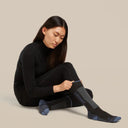 Merinowol skisokken dames lichte demping Ski+ | Icebreaker - Socks - Icebreaker - underly