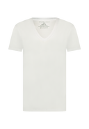 Bamboo Basics - Heren T-shirt Diepe V-hals 2-pack Vigo - Wit